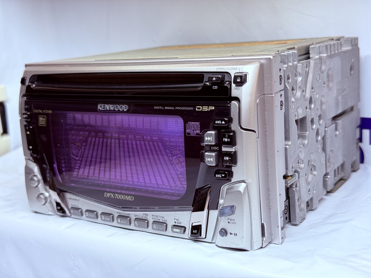 ケンウッドDPX7000MD Kenwood DPX-7000MD JDM 2DIN CD/MD Car Stereo Japan w/ Remote