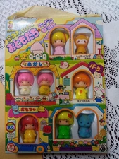 Showa Retro Super Rare Koedachan and Friends Smiling Set Used Box Damage
