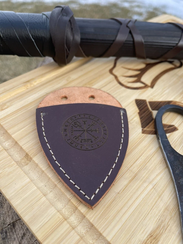 Ragnar Black Vikings axe with free neck Knife, Perfect For Hunting, camping, - Image 4 of 4