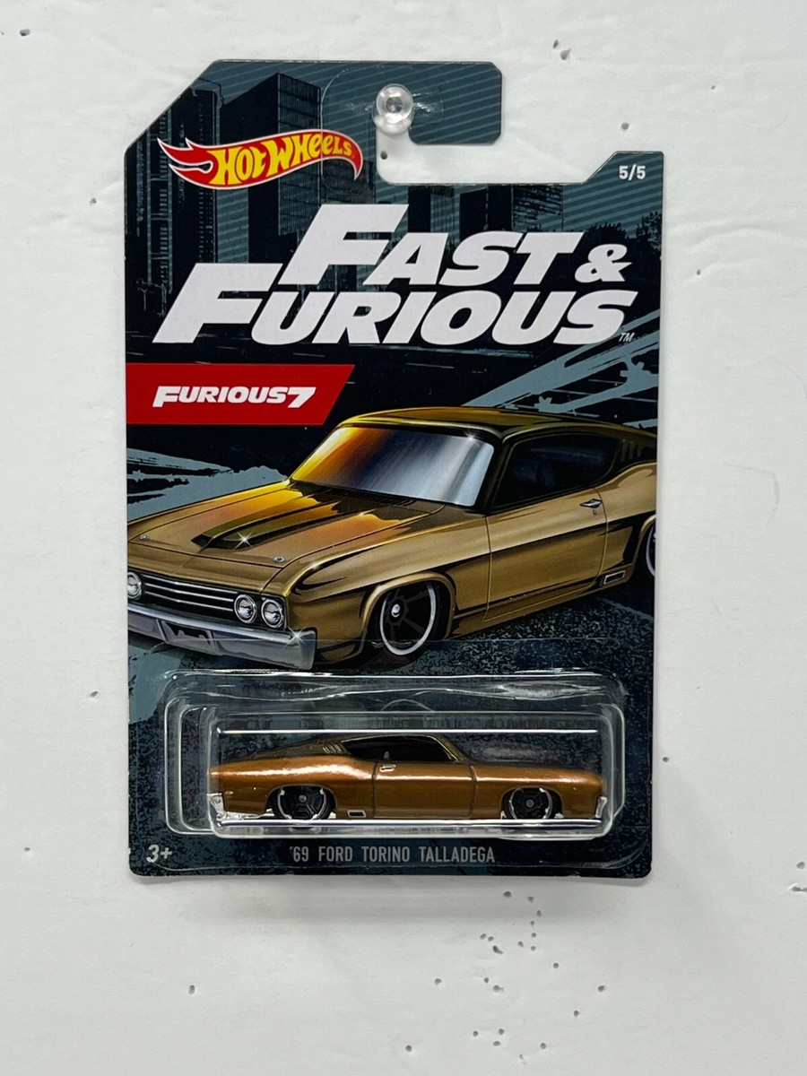 Hot Wheels Fast & Furious '69 Ford Torino Talladega 1:64