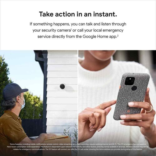 Google Nest Cam (Battery)-Indoor and Outdoor Wireless Smart Home Security-2 Pack - Picture 6 of 13