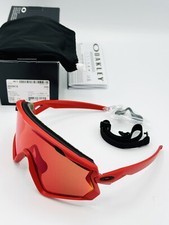 NEW OAKLEY WIND JACKET 2.0 SUNGLASSES MATTE REDLINE FRAME- PRIZM SNOW TORCH LENS