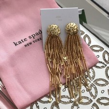 Nwt Kate Spade Gold Glitzville Beaded & Sequi...