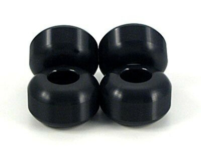 Skateboard Rollen Schwarz / Blanko Wheels Black - Härte 99A - Größe FREI WÄHLBAR