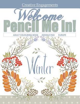 welcome winter adult colouring book doodle pad europe
