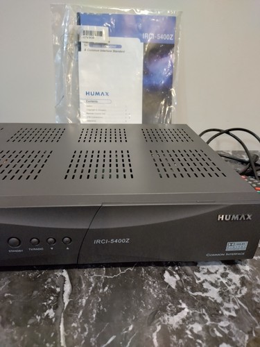 Humax Vintage Satellite Receiver IRCI-5400Z With Manual + Remote! - Picture 3 of 12