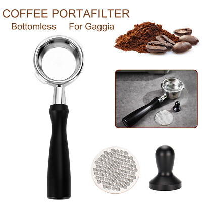 58mm Coffee Naked Portafilter For Gaggia Machine Bottomless Filter Puck Screen
