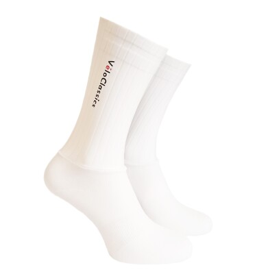 VeloClassics Aero Cycling Socks White/Red/Black Aero Pro +39-45