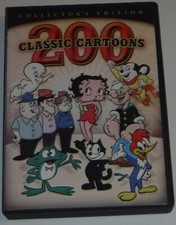 200 Classic Cartoons - Collectors Edition 4 disk set. Betty Boop, Popeye, Felix