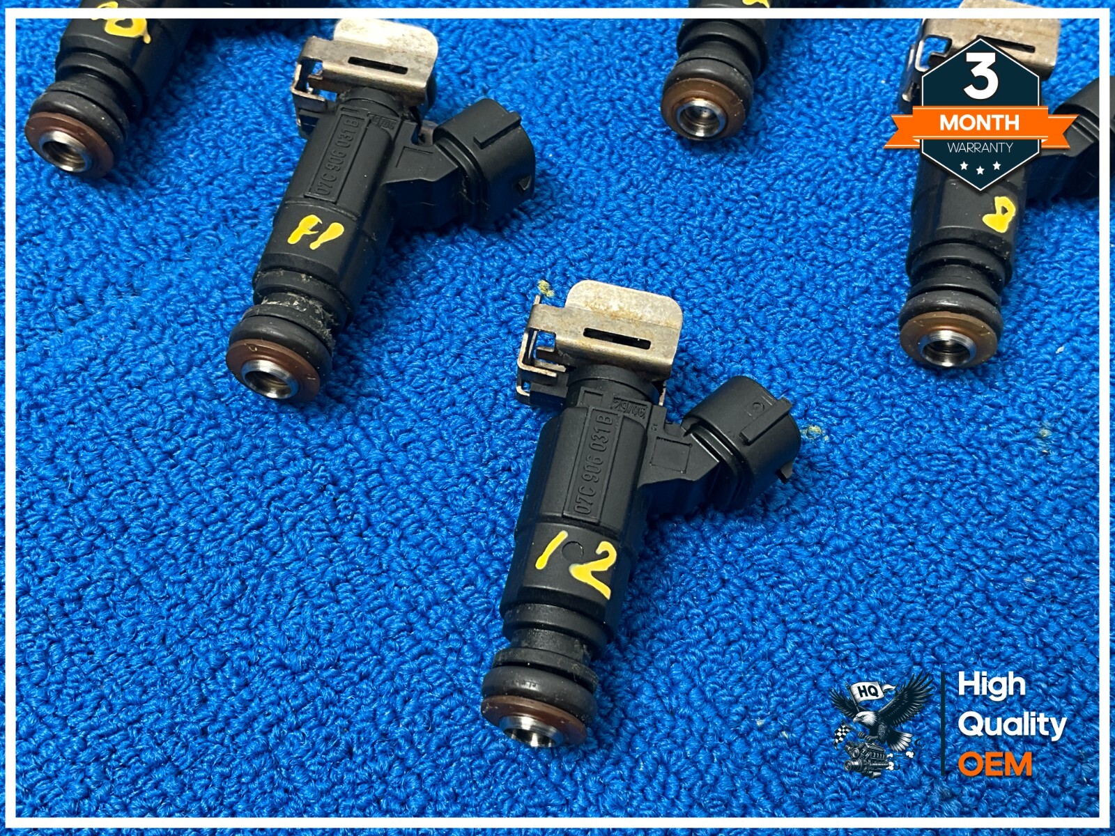 2007 - 2010 BENTLEY CONTINENTAL GTC ENGINE FUEL INJECTOR SET OF 12 OEM
