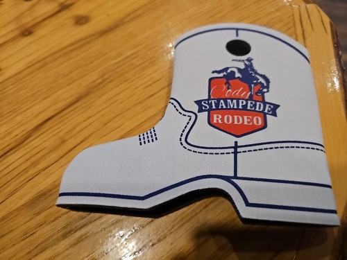 CIDY STAMPEDE RODEO 12oz BEER CAN COOLER KOOZIE 100 YEAR CELEBRATION - Picture 3 of 8