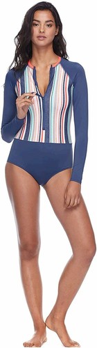 Traje de baño Eidon Suluada Ariya de remo de una pieza cuello con cremallera, manga larga XL (14-16) - Imagen 6 de 6
