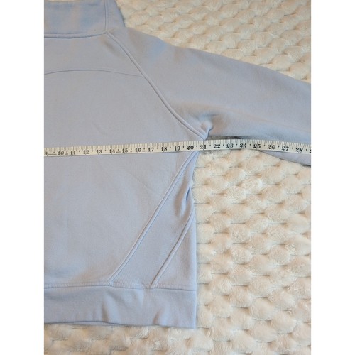 Danskin Quarter Zip Pullover Sweatshirt Athletic Top Light Blue M/M - Picture 6 of 8