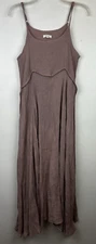 Wishlist Maxi Dress Womens Large Blush Pink Summer Gauzy Comfort Boho Hippie