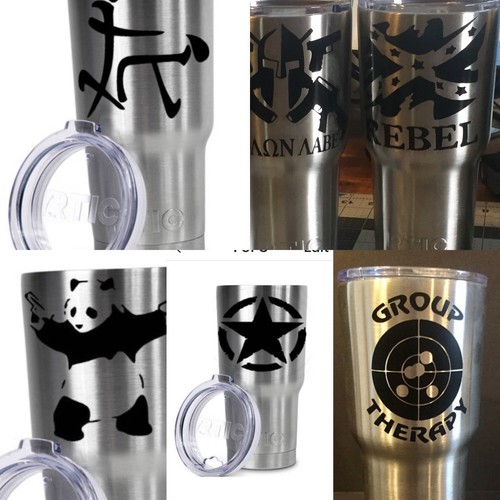 Shut Up Hippie Tumbler, 30oz Tumbler, Custom Stainless Tumbler, Gift for Him - Picture 2 of 3