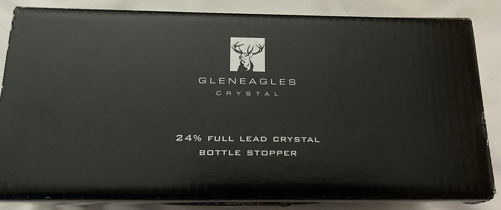 Gleneagles "Plume" Crystal Classic Bottle Stopper (Boxed) for sale