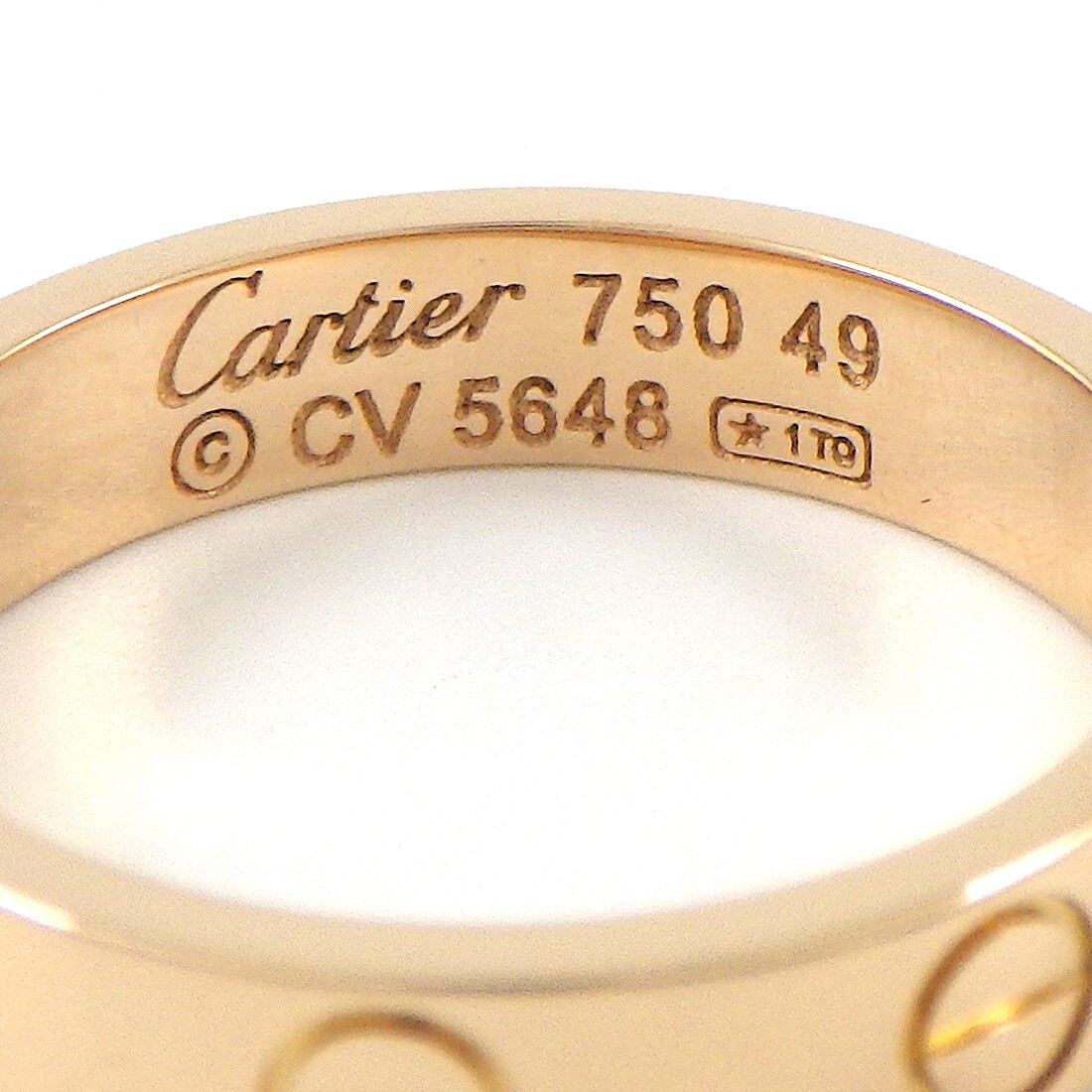 Cartier Ring Love Small Model B4085200 750(18K) Rose(Pink) Gold