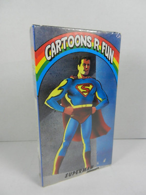 Cartoons R Fun Collection- Superman (VHS,1989) BRAND NEW SEALED