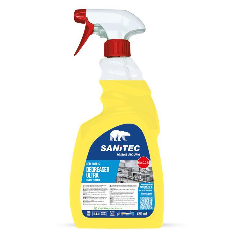 SANITEC DEGREASER ULTRA 750ML SGRASSATORE DETERSIVO PULIZIA