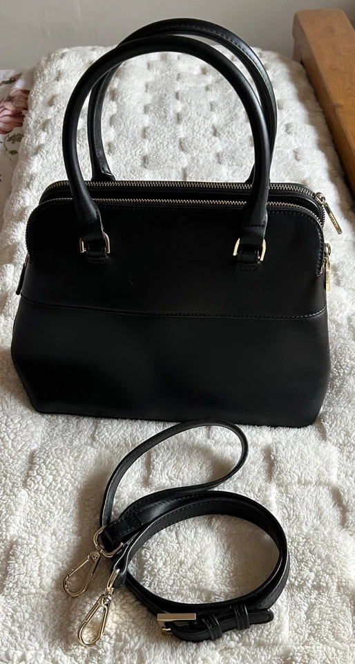 Modalu Pippa Black Studded Bag Faux Leather Shoulder Grab Bag Modalu London. - Image 2 of 4