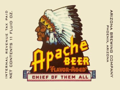 Apache Beer of Phoenix Arizona NEW METAL SIGN: 9x12, Free Shipping