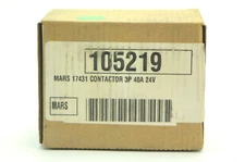 Mars 17431 3-Pole 40A 24VAC Definite Purpose Contactor New
