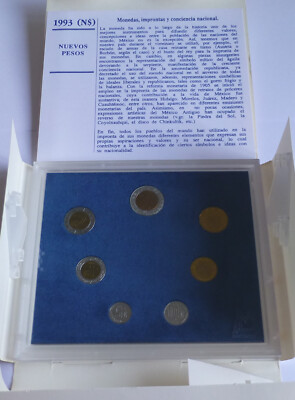 Mexico coin set 1993 - Nuevos Pesos, Rare coin set - Banco de México
