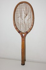 VINTAGE WRIGHT DITSON "TOP FLITE" WOODEN TENNIS RACQUET. ANTIQUE / DISPLAY