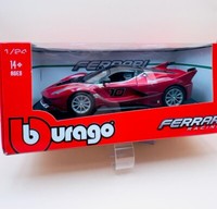 Bburago Modellauto Ferrari FXX-K #10 (Rot), MaßStab 1:24, Detailliertes Modell