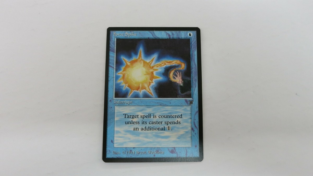 FORCE SPIKE LEGENDS INTERCEPT BLUE COMMON MTG MAGIC THE GATHERING