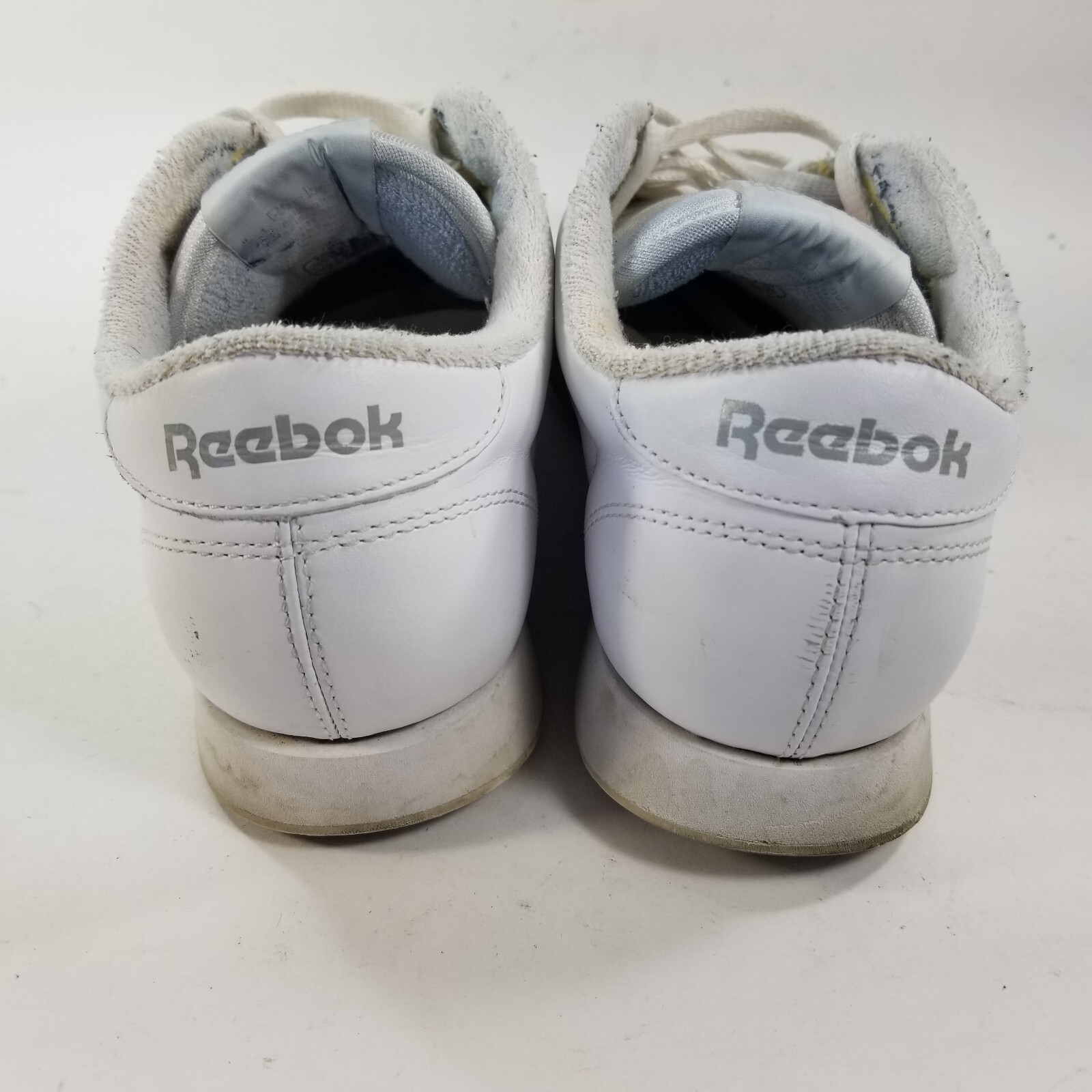 Reebok Womens Classic White Lace Up Low Top Sneaker Shoes Size 8 thumbnail 5