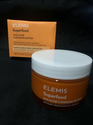 Elemis Superfood AHA Glow Cleansing Butter Full Size 3.0 fl oz/ 90 ml