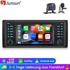 Autoradio Carplay per BMW E39 X5 E53 2000-2007 Android GPS Navi RDS BT WIFI CAM