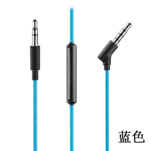 Nylon audio cable with mic For Audio Technica ATH-MSR7SE MSR7NC AR5 AR5BT ANC7 - Picture 13 of 19