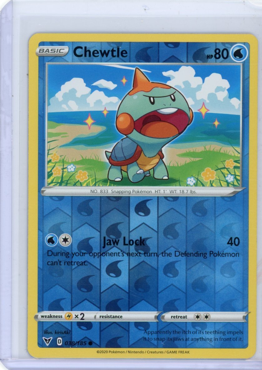 Chewtle 038/185 Reverse Holo- 2020 SWSH: Vivid Voltage | Pokemon TCG