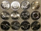 Brilliant Uncirculated 2000 Canada Millennium 12 Quarter 25 cent 25c Coin Set