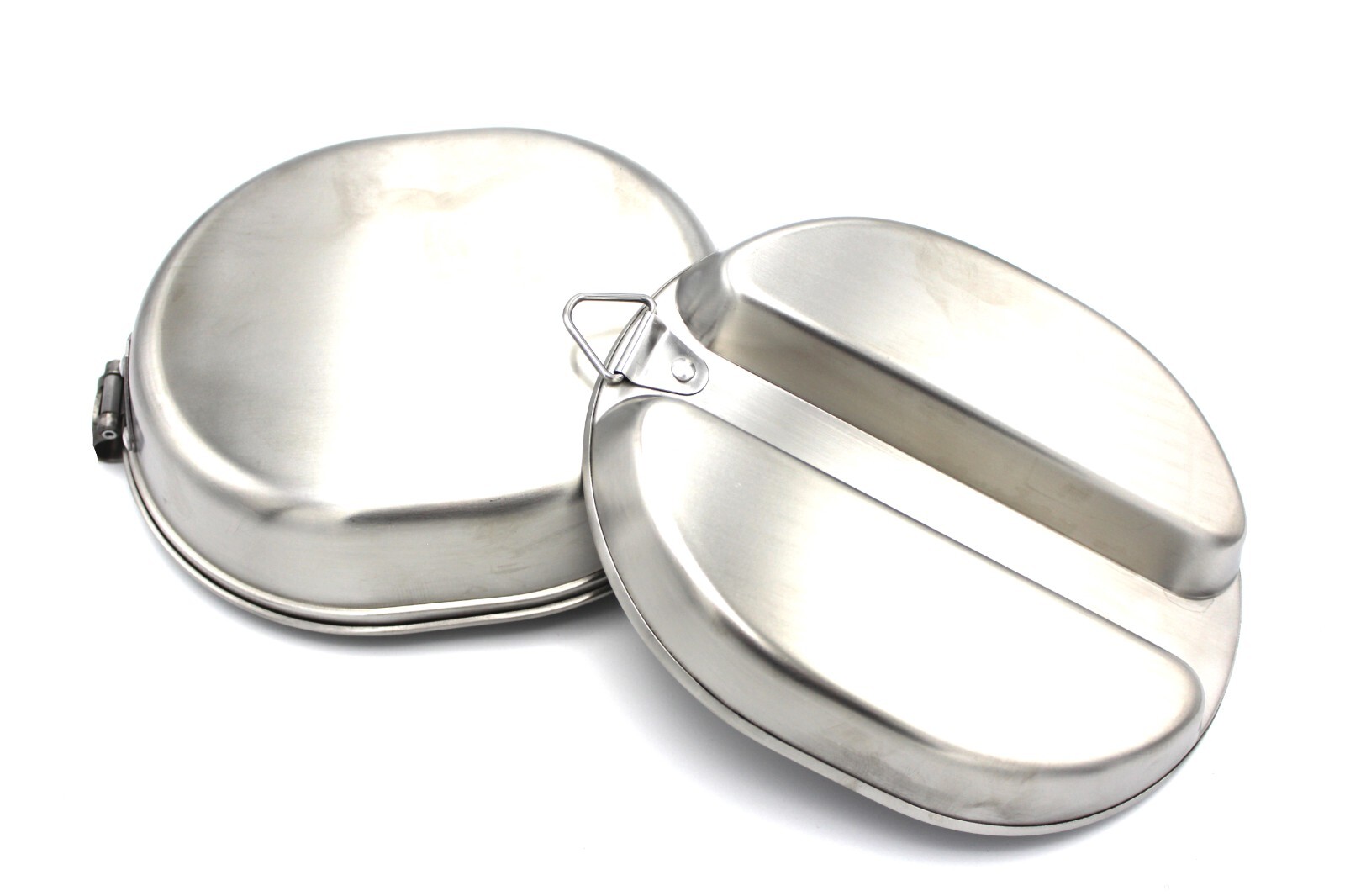 Set de gamelles acier inoxydable US inox brossé durable - 2