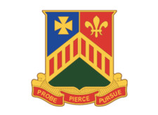 4" 127th armor regiment dui army bumper sticker decal usa made