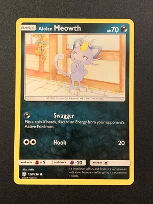 Alolan Meowth 128/236 | Common | Sonne und Mond Kosmische Finsternis