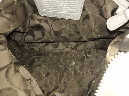Coach Legacy Slim Duffle Pebbled Handbag - Picture 7 of 8