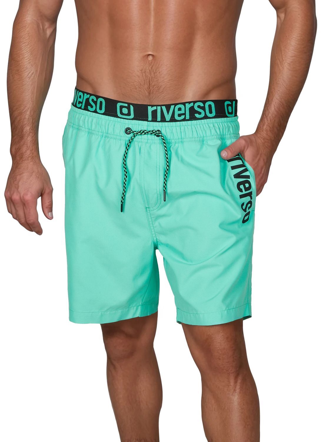 Riverso Badehose Herren Regular Fit RIVBobby Badeshorts Sporthose Schwimmhose