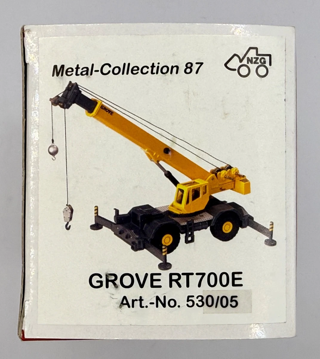 NZG Crane Contemporary Manufacture Diecast Construction Equipment