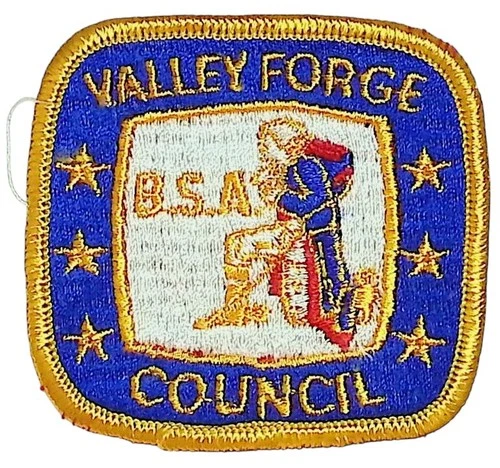 Valley Forge Council PA CP BSA Patch YEL Bdr (ZG603)