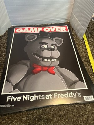 Five Nights at Freddy's - Freddy Game Over Thick Card Stock Poster 18X24 RARE
