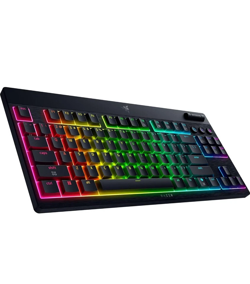 Razer BlackWidow V4 Low-profile Tenkeyless HyperSpeed Wireless Mechanical Gaming - Image 3 of 3