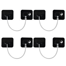 Refrigerator Locks with Keys 4 Pack, Baby Proof Cabinet Locks