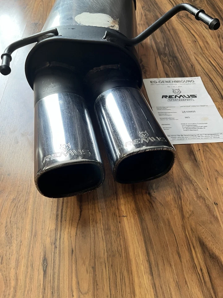 Remus Sportauspuff Opel Corsa C Edelstahl ABE Auspuff ESD Endschalldämpfer - Bild 2 von 4