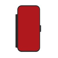KlapphüLle FüR Apple Iphone Air Farbe Rot Einfarbig