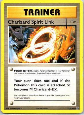 Charizard Spirit Link Uncommon XY - Evolutions 75/108 MP