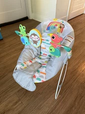 Playful Paradise Vibrating Baby Bouncer, Unisex, Baby Gear, Baby Toys, Newborn 